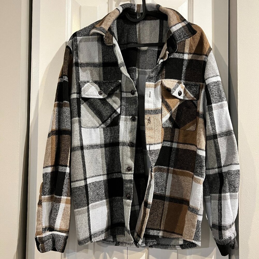Men Plaid Shirt Size S